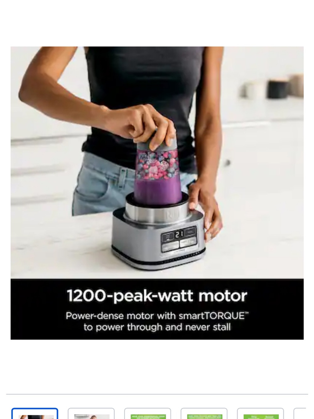 Ninja Fooodi Power Nutri Duo Blender - Picture 4 of 7
